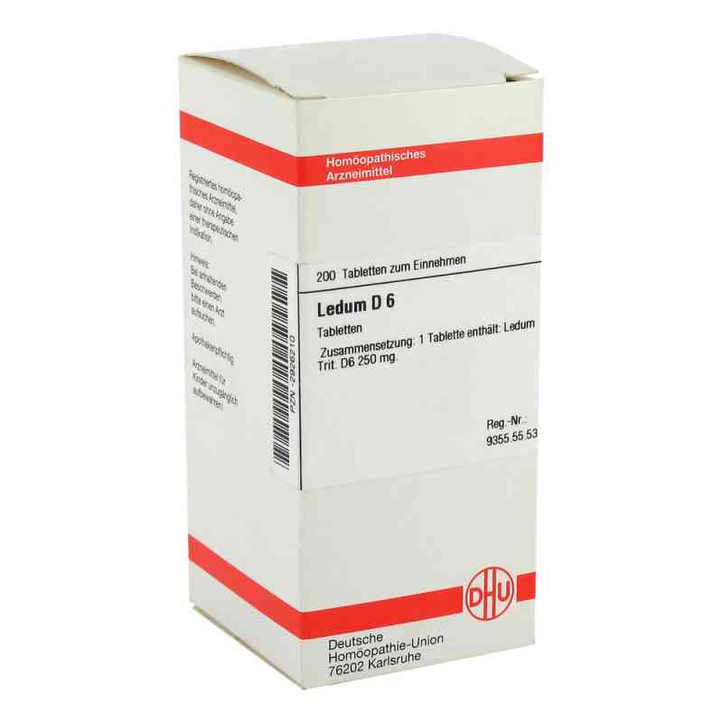 Ledum D6 Tabletten 200 stk von DHU-Arzneimittel GmbH & Co. KG PZN 02926210