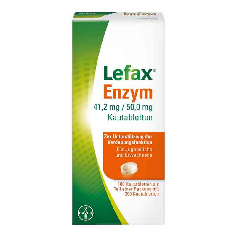 Lefax Enzym Kautabletten 200 stk von Bayer Vital GmbH PZN 14330008