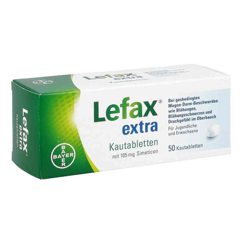 Lefax extra Kautabletten 50 stk von Bayer Vital GmbH PZN 02563836