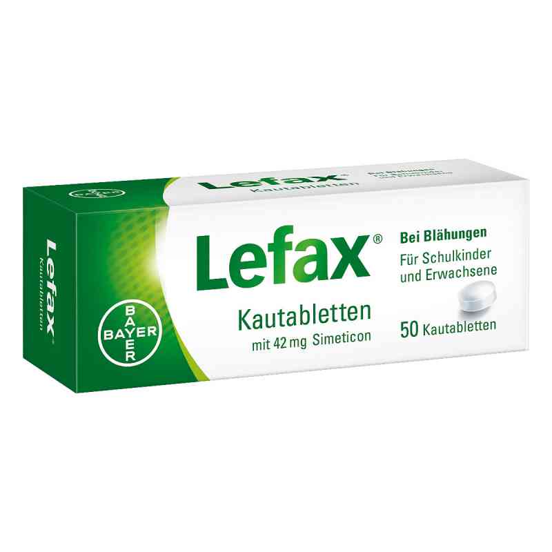 Lefax Kautabletten 50 stk von Bayer Vital GmbH PZN 02487928