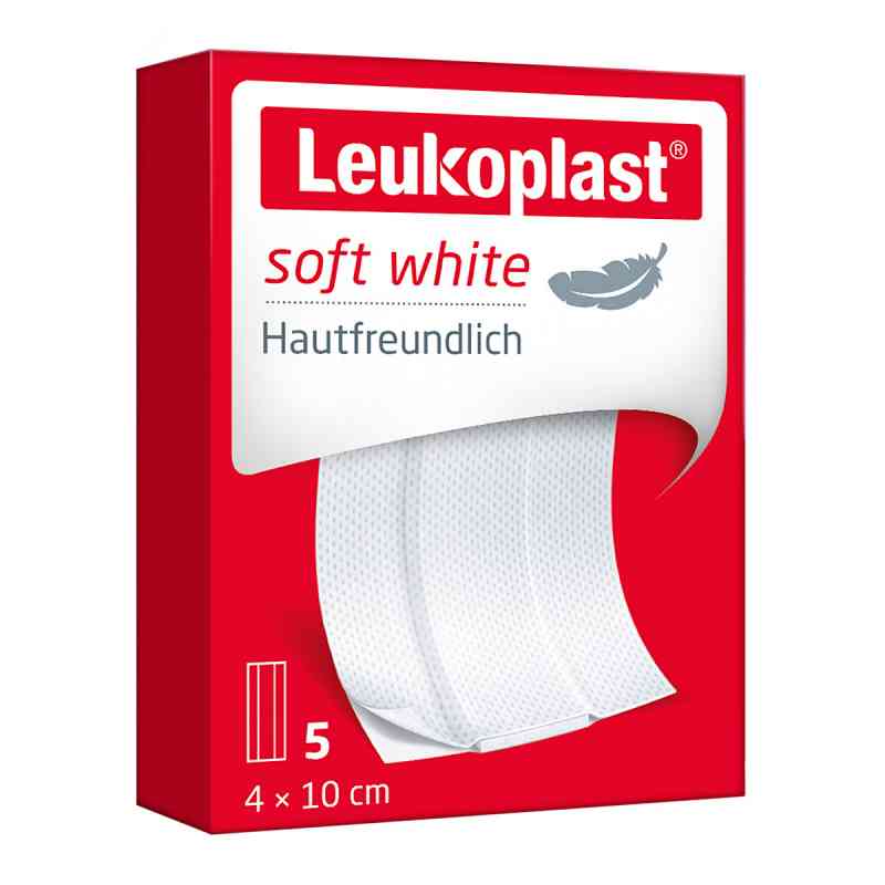 Leukoplast soft Pflaster 4x10 cm 5 stk von BSN medical GmbH PZN 14219765