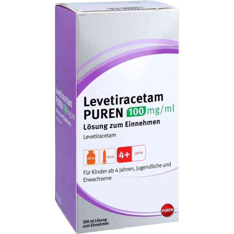 Levetiracetam Puren 100 mg/ml Lösung zur, zum einnehmen 10ml 300 ml von PUREN Pharma GmbH & Co. KG PZN 12501983