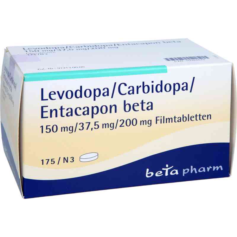 Levodopa/Carbidopa/Entacapon beta 150mg/37,5mg/200mg 175 stk von betapharm Arzneimittel GmbH PZN 10324672