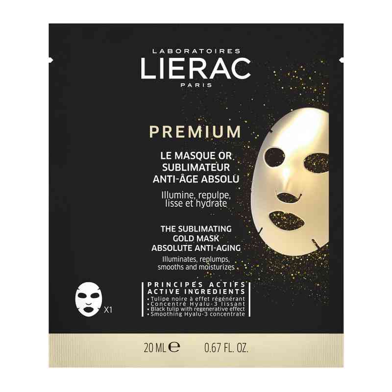 LIERAC PREMIUM Anti-Age Gold Tuchmaske 1X20 ml von Laboratoire Native Deutschland GmbH PZN 16876935
