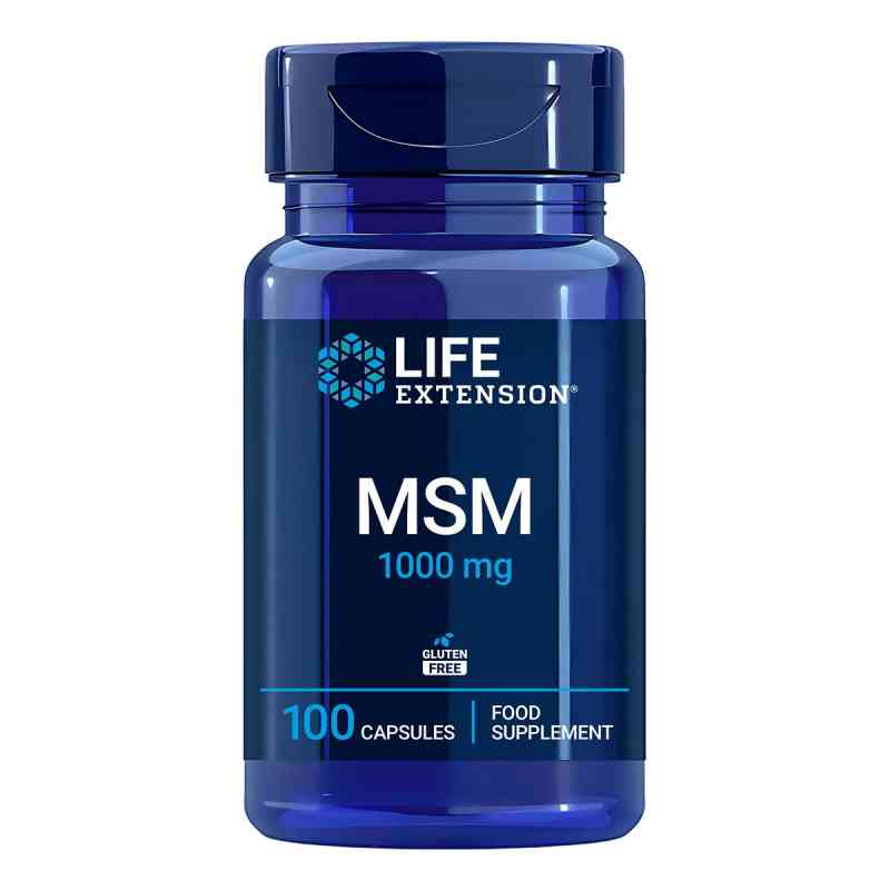 Life Extension MSM 1000 mg Kapseln 100 stk von Vuzimo B.V. PZN 19740277