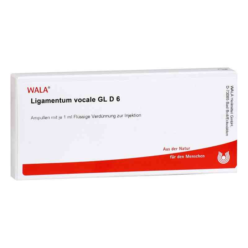 Ligamentum Vocale Gl D6 Ampullen 10X1 ml von WALA Heilmittel GmbH PZN 02881967