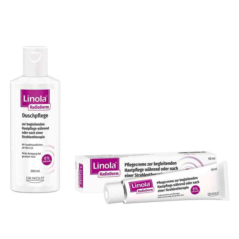 Linola Radioderm: Duschpflege und Pflegecreme 200+50 ml von Dr. August Wolff GmbH & Co. KG Arzneimittel PZN 08106485
