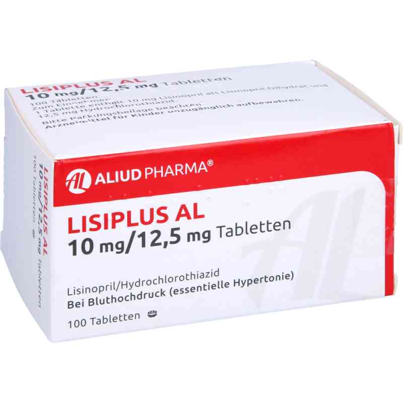 Lisiplus AL 10mg/12,5mg 100 stk von ALIUD Pharma GmbH PZN 00643063