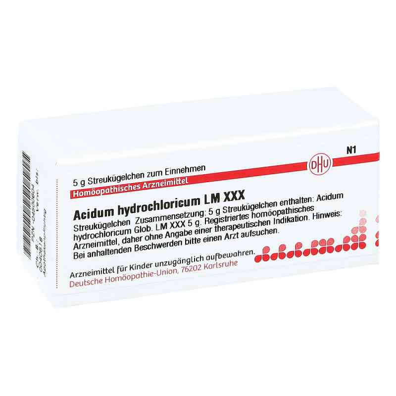 Lm Acidum Hydrochlor. Xxx Globuli 5 g von DHU-Arzneimittel GmbH & Co. KG PZN 04500604