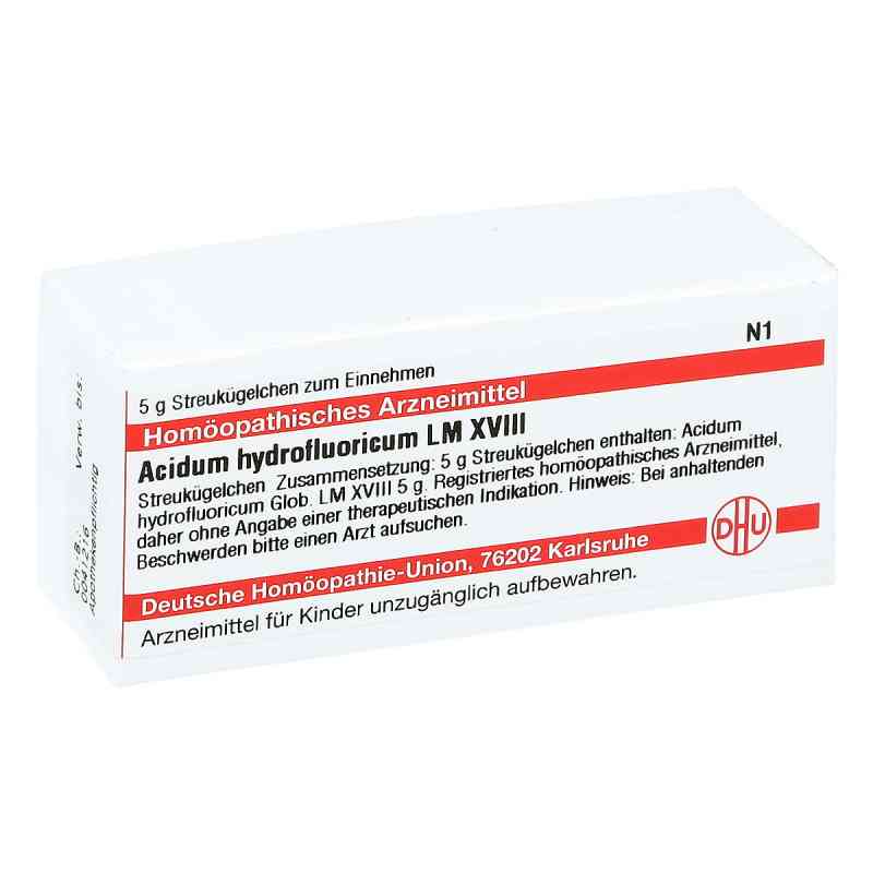 Lm Acidum Hydrofluor. Xviii Globuli 5 g von DHU-Arzneimittel GmbH & Co. KG PZN 04500633