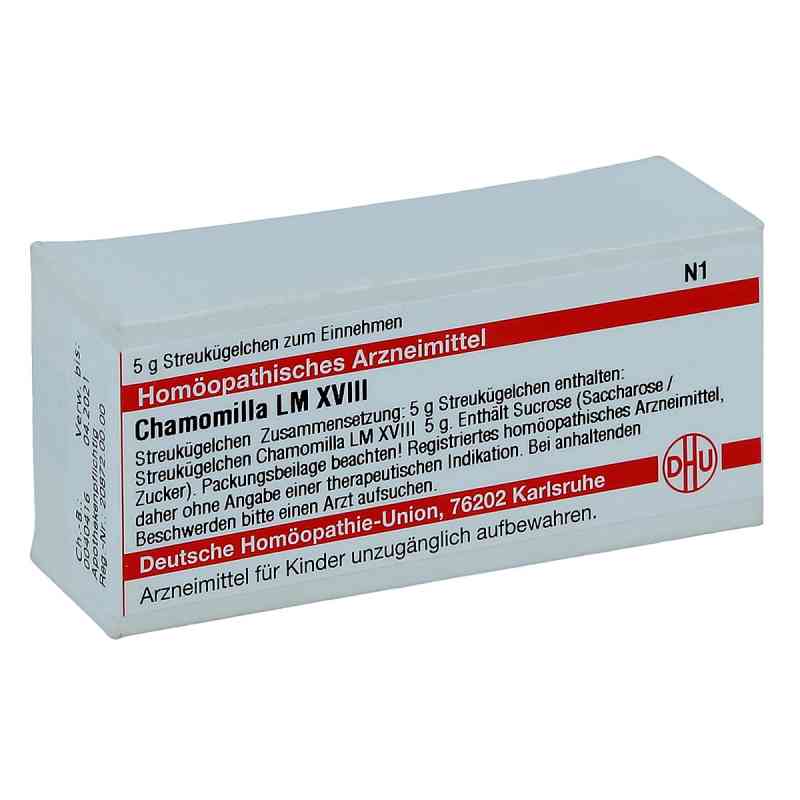 Lm Chamomilla Xviii Globuli 5 g von DHU-Arzneimittel GmbH & Co. KG PZN 02658985