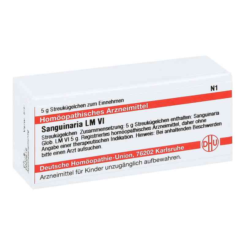 Lm Sanguinaria Vi Globuli 5 g von DHU-Arzneimittel GmbH & Co. KG PZN 04508801
