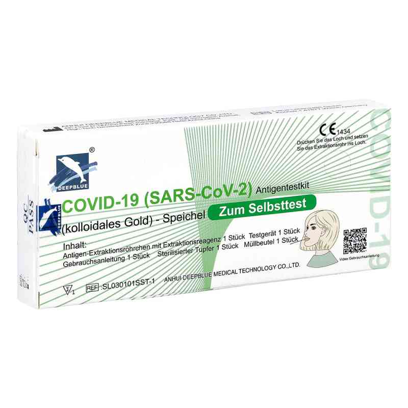 Lollitest Deepblue COVID-19 Antigentestkit Schnelltest Speichel   von  PZN 08101810