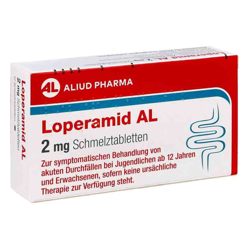 Loperamid AL 2 Mg Schmelztabletten 12 stk von ALIUD Pharma GmbH PZN 15610187