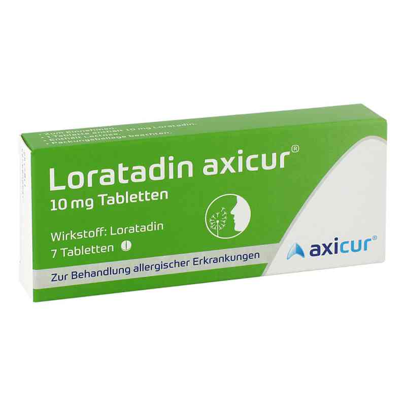 Loratadin axicur 10 mg Tabletten 7 stk von  PZN 14293750