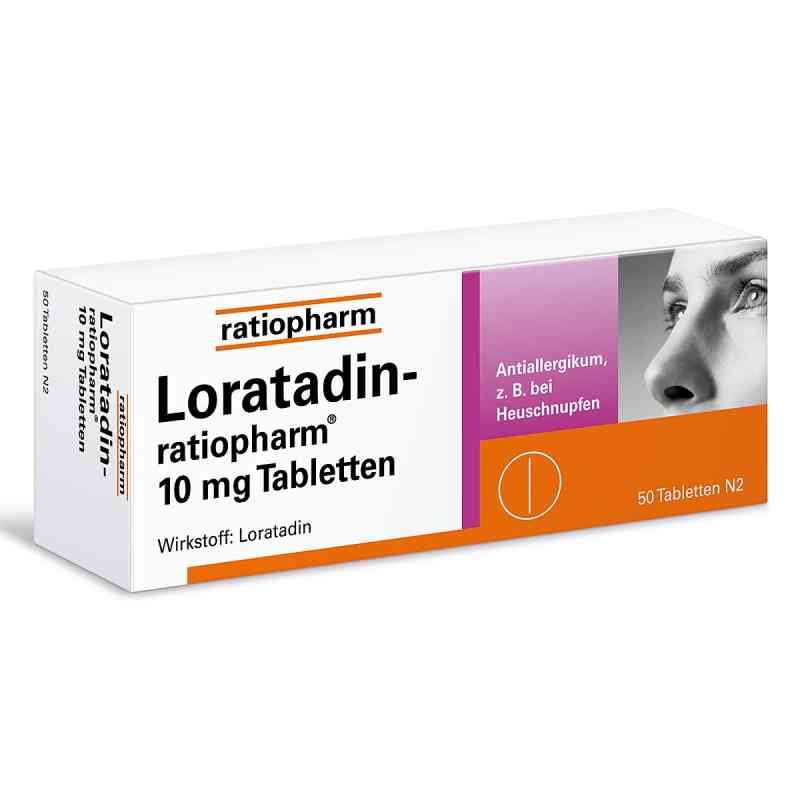 Loratadin-ratiopharm® 10 mg Tabletten 50 stk von ratiopharm GmbH PZN 00142906