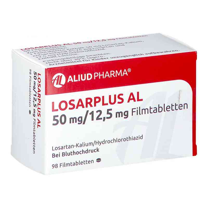 Losarplus AL 50mg/12,5mg 98 stk von ALIUD Pharma GmbH PZN 01614804