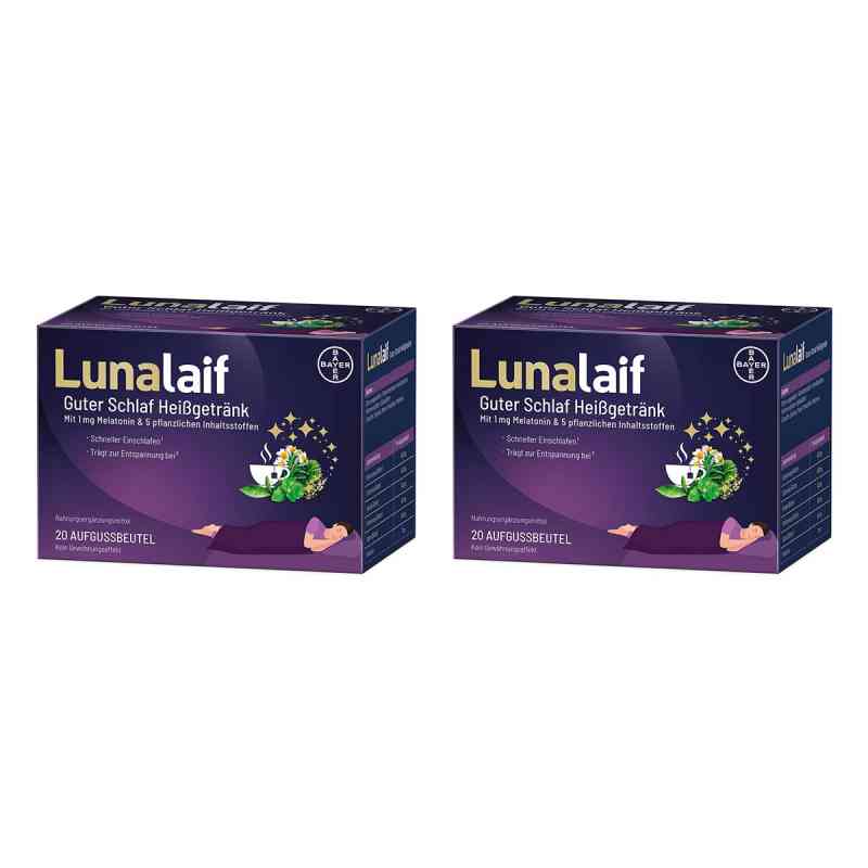 Lunalaif Guter Schlaf Heißgetränk Beutel 2x20 stk von Bayer Vital GmbH PZN 08104664