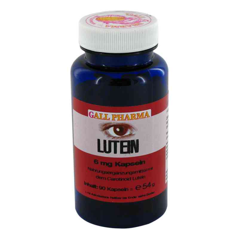 Lutein 6 mg Kapseln 90 stk von GALL-PHARMA GmbH PZN 02454923