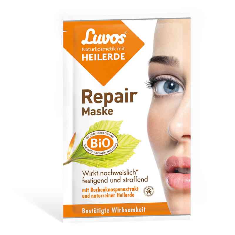 Luvos Naturkosmetik Heilerde Repair Maske 2X7.5 ml von Heilerde-Gesellschaft Luvos Just GmbH & Co. KG PZN 10739864