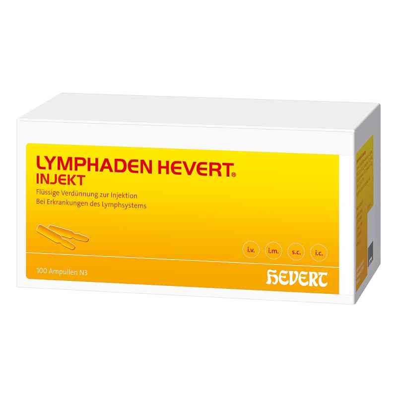 Lymphaden Hevert injekt Ampullen 100X2 ml von Hevert-Arzneimittel GmbH & Co. KG PZN 08883861