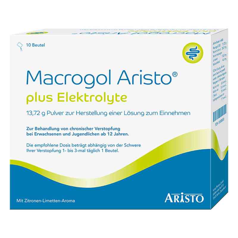 Macrogol Aristo Plus Elektrolyte 13,72 g Pulver 10 stk von Aristo Pharma GmbH PZN 18858539