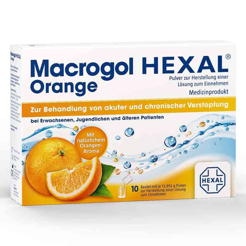 MacrogolHEXAL® Orange 10 stk von Hexal AG PZN 11553699