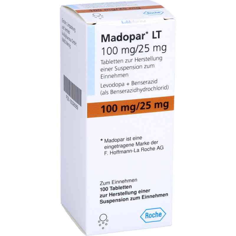 Madopar LT zur Herstellung einer Suspension zum Einnehmen 100 stk von kohlpharma GmbH PZN 00326569