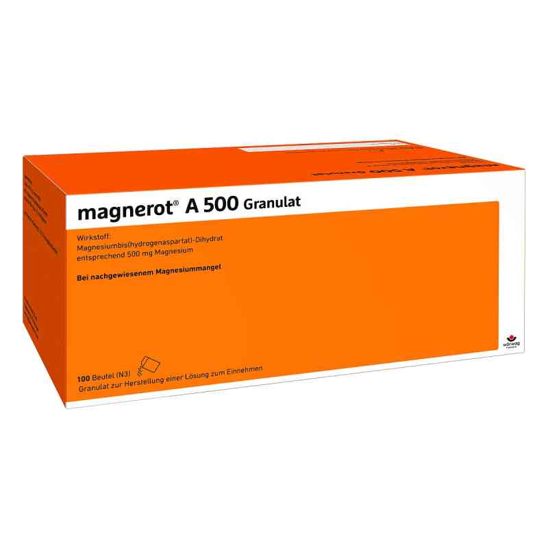 Magnerot A 500 Beutel Granulat 100 stk von Wörwag Pharma GmbH & Co. KG PZN 06321308