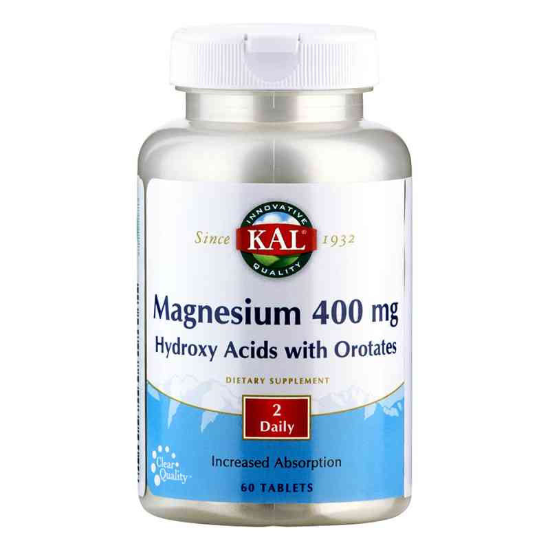 Magnesium 400 mg mit Actisorb Tabletten 60 stk von Supplementa GmbH PZN 16599714
