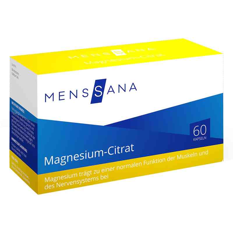 Magnesium-Citrat MensSana Kapseln 60 stk von MensSana AG PZN 09486197