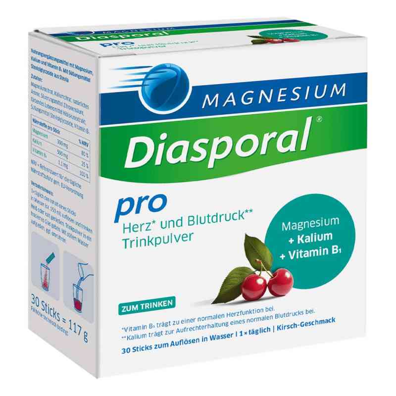 Magnesium Diasporal Pro Herz Und Blutdruck Pulver 30 stk von Protina Pharmazeutische GmbH PZN 19979883
