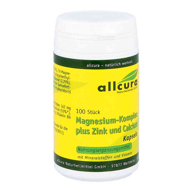 Magnesium Komplex mit Zink + Calcium Kapseln 100 stk von allcura Naturheilmittel GmbH PZN 04084896