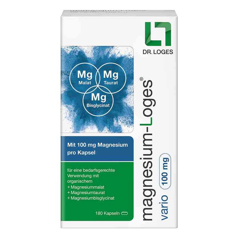 Magnesium-Loges Vario 100 Mg Kapseln 180 stk von Dr. Loges + Co. GmbH PZN 20102582