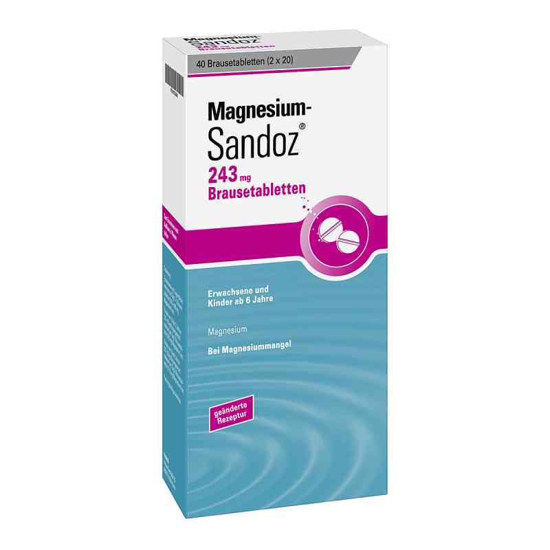 Magnesium-Sandoz® 243 mg Brausetabletten 40 stk von Hexal AG PZN 11013448