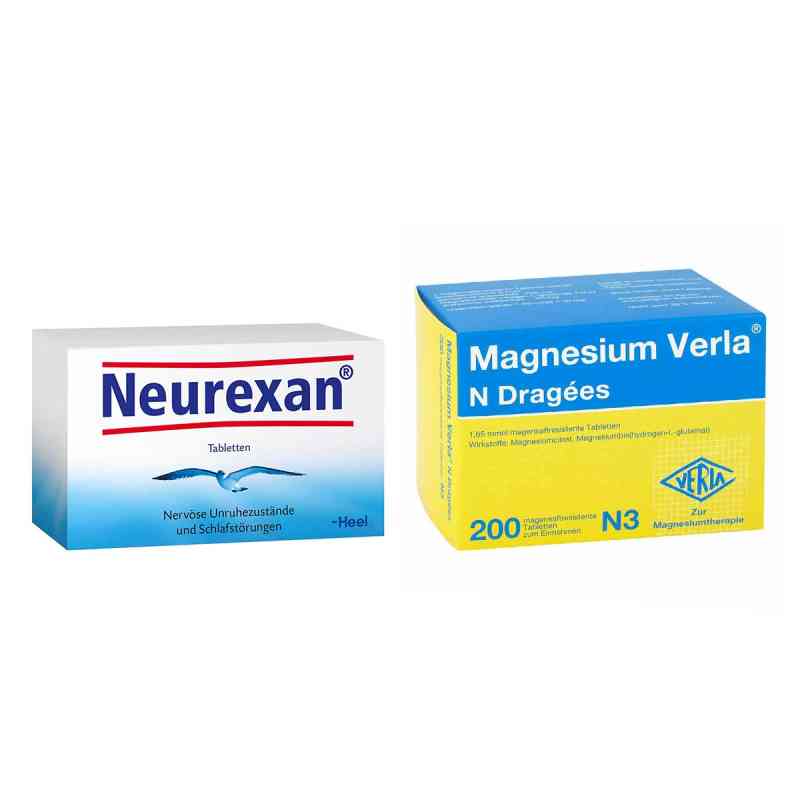 Magnesium Verla N Dragees + Neurexan Tabletten 200 + 100 stk von  PZN 08106621