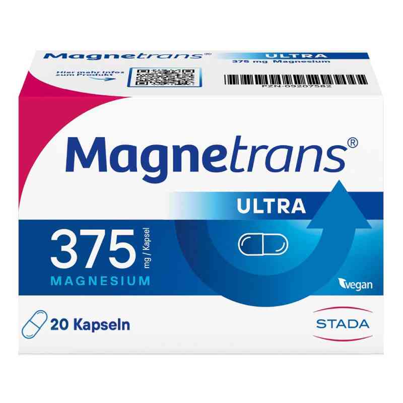 Magnetrans 375mg ultra Magnesium Kapseln 20 stk von STADA Consumer Health Deutschland GmbH PZN 09207553