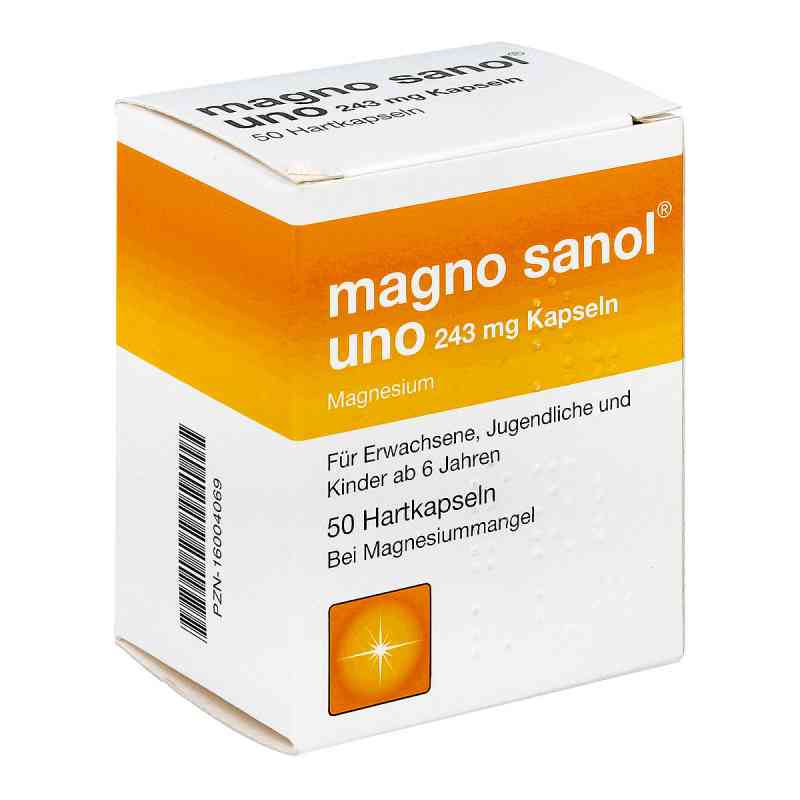 Magno Sanol uno 243 mg Kapseln 50 stk von APONTIS PHARMA Deutschland GmbH  PZN 16004069