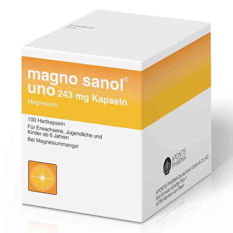 Magno Sanol uno 243 mg Magnesium Kapseln 100 stk von Zentiva Pharma GmbH PZN 16004075