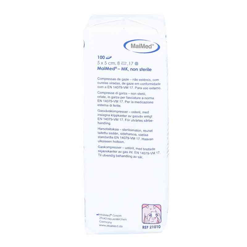 Maimed Mullkompressen 5x5 cm unsteril 8fach 100 stk von Brinkmann Medical ein Unternehmen der Dr. Junghans PZN 11296191