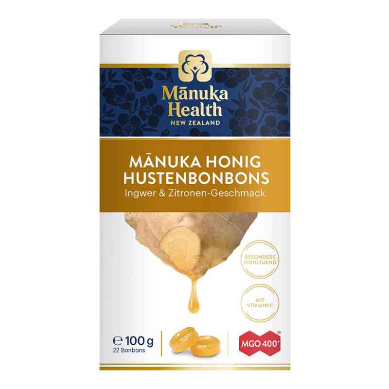 Manuka Health Mgo 400+ Lutschbonb.ingwer-zitrone 100 g von Hager Pharma GmbH PZN 15874897