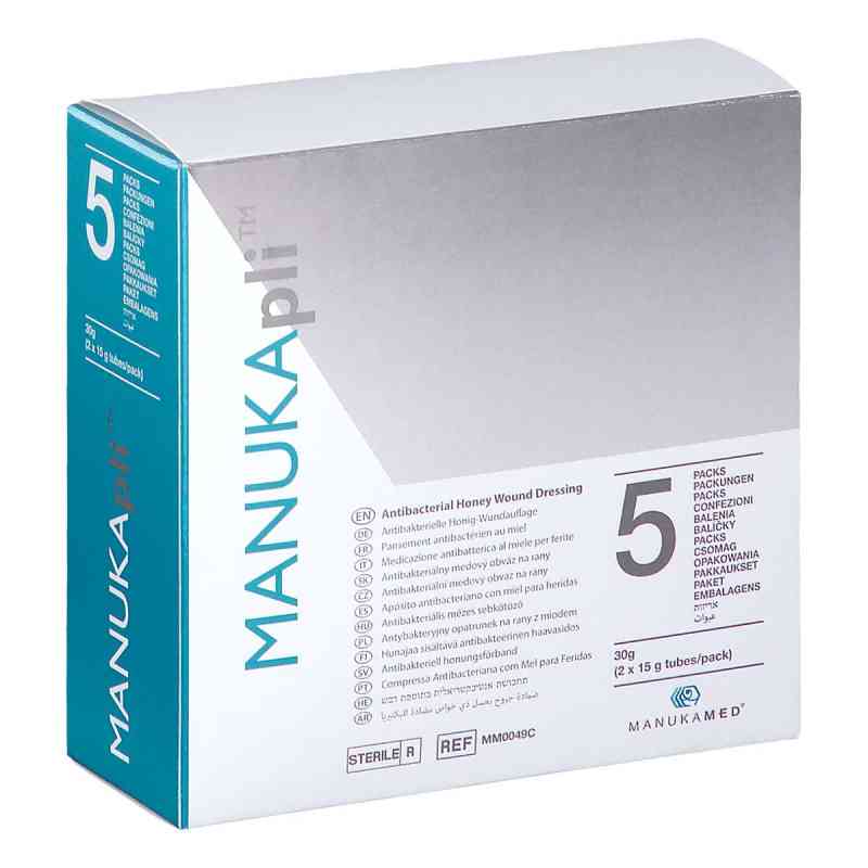 Manukapli Antibakterieller Medizinischer Honig Cr. 5X2X15 g von ApoFit Medizin- und Naturprodukte GmbH PZN 20581743