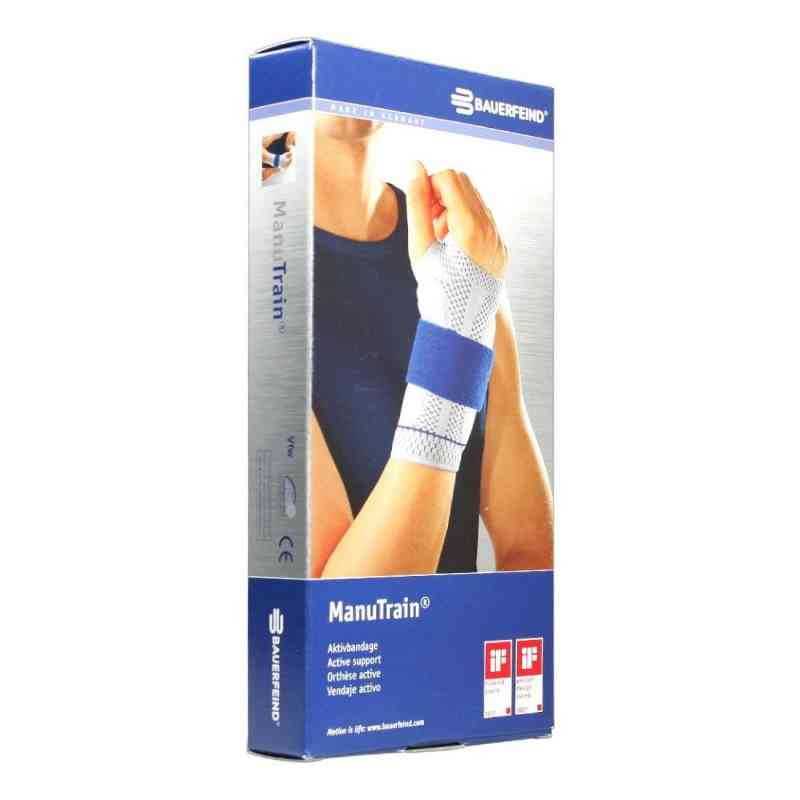 Manutrain Handgelenkbandage Größe 3 rechts titan 1 stk von Bauerfeind AG / Orthopädie PZN 01285915