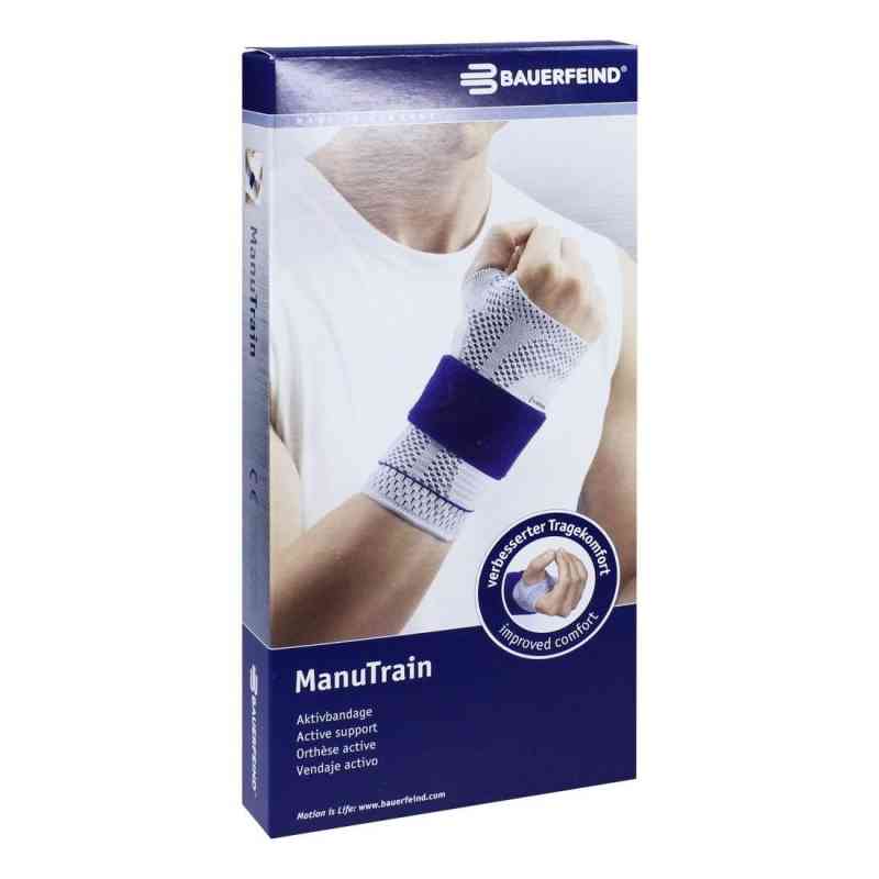 Manutrain Handgelenkbandage Größe 4 links titan 1 stk von Bauerfeind AG / Orthopädie PZN 01286010