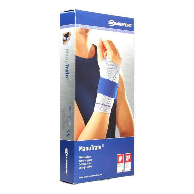 Manutrain Handgelenkbandage Größe 6 links titan 1 stk von Bauerfeind AG / Orthopädie PZN 01286091