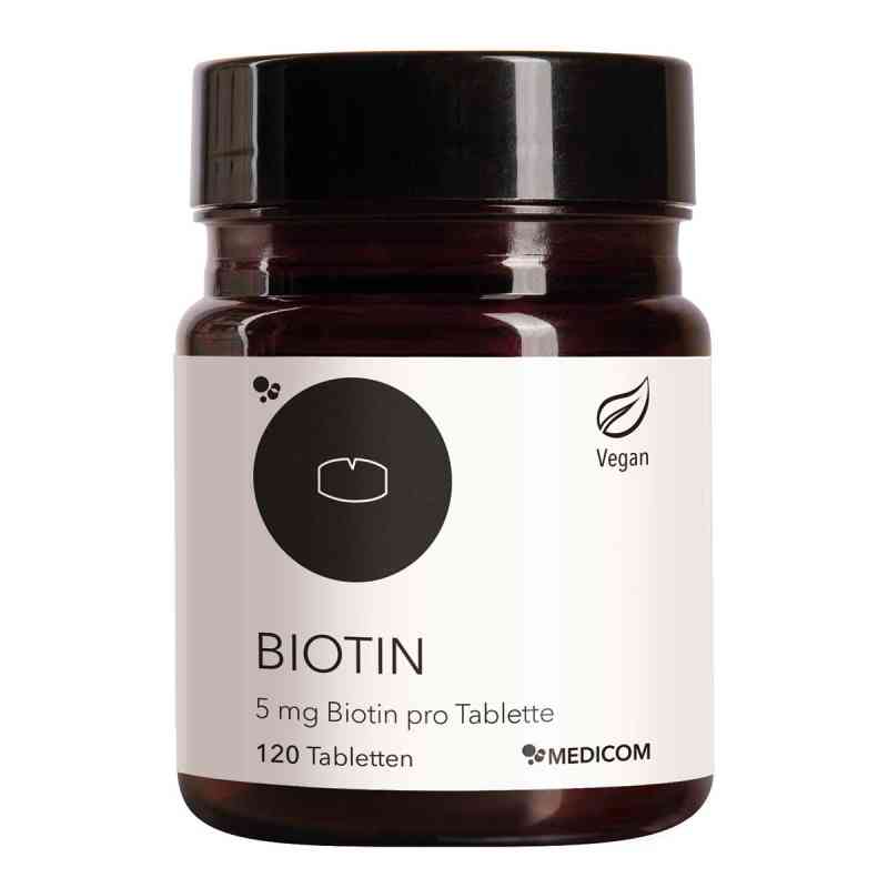 Medicom Biotin - 5 mg Biotin pro Tablette 120 stk von MEDICOM Pharma GmbH PZN 19831235