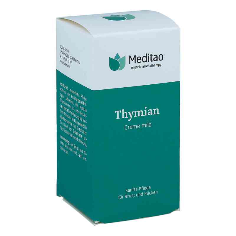 Meditao Thymiancreme mild 50 ml von TAOASIS GmbH Natur Duft Manufaktur PZN 10557100