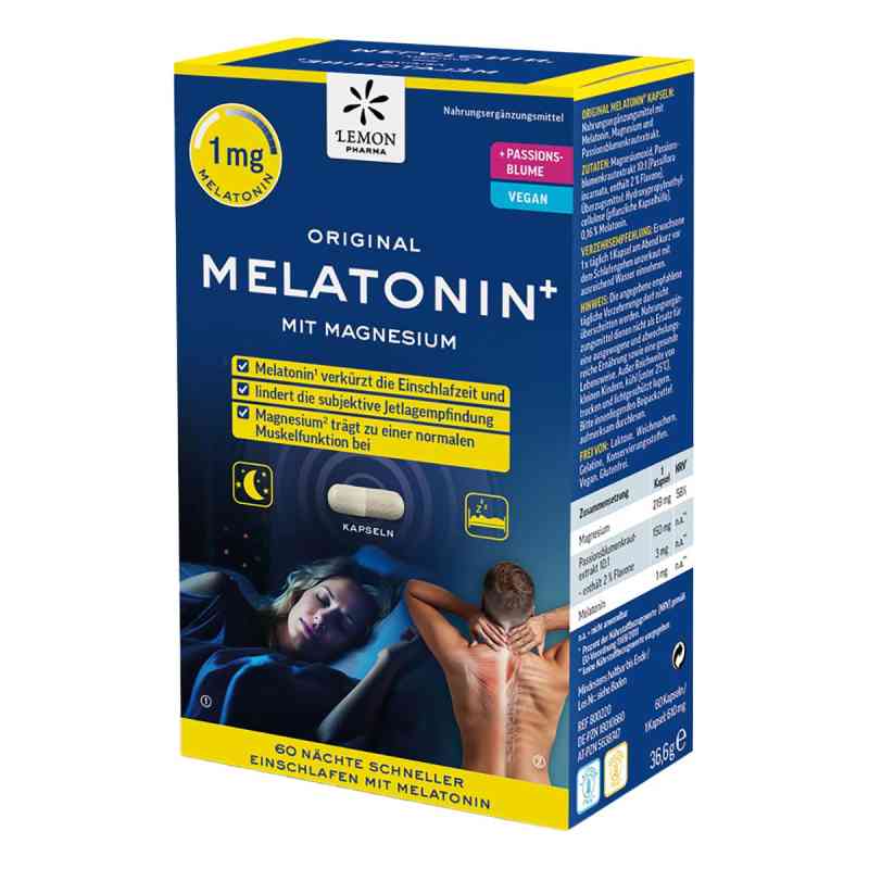 Melatonin Plus Kapseln 60 stk von Hager Pharma GmbH PZN 18010660