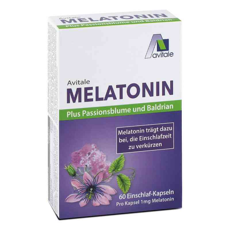 Melatonin+Passionsblume+Baldrian Kapseln 60 stk von Avitale GmbH PZN 18060273