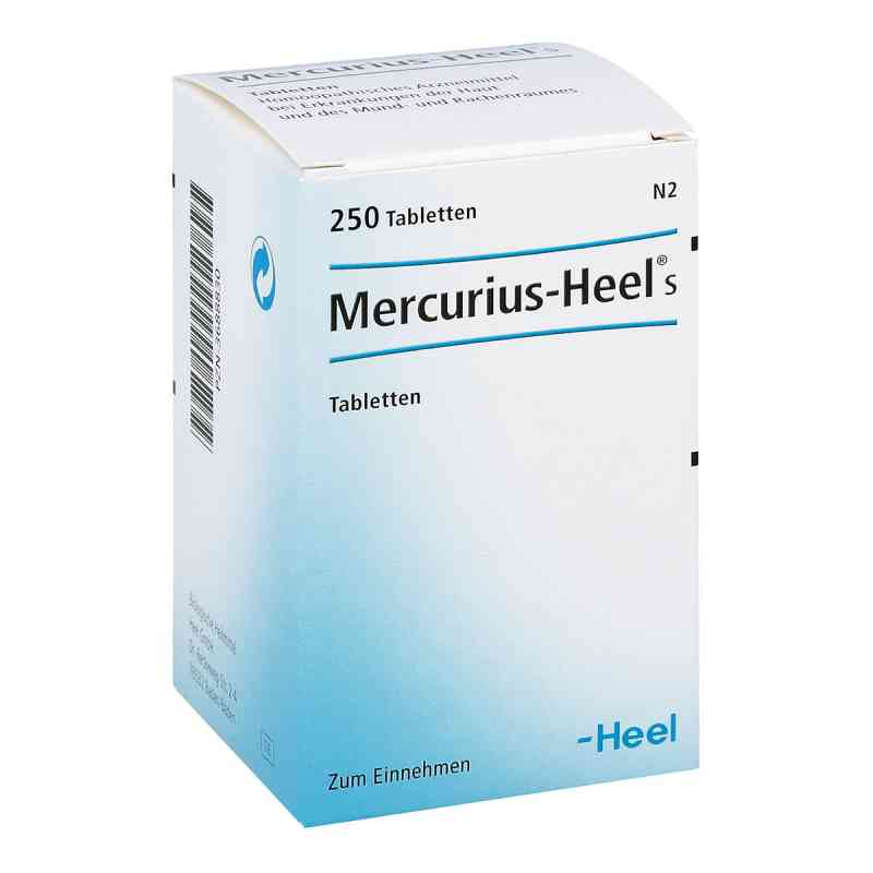 Mercurius Heel S Tabletten 250 stk von Biologische Heilmittel Heel GmbH PZN 03688830